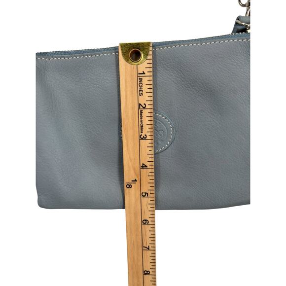 Roots Twinkie 2.0 Cloud Crossbody Bag Greener Pastures Blue Wristlet New Boho - Picture 7 of 14